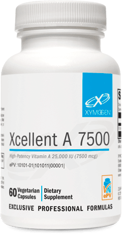 Xcellent A 7500 - 60 Capsules Xymogen Supplement - Conners Clinic