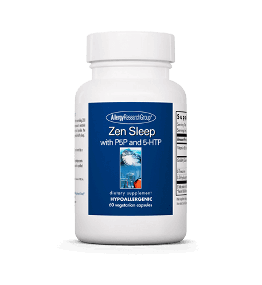 Zen Sleep with P5P and 5-HTP 60 Capsules Allergy Research Group Supplement - Conners Clinic
