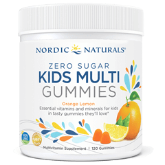 Zero Sugar Kids Multi Gummies 120 Gummies Nordic Naturals Supplement - Conners Clinic