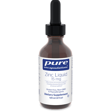 Zinc Liquid 120 ml * Pure Encapsulations Supplement - Conners Clinic