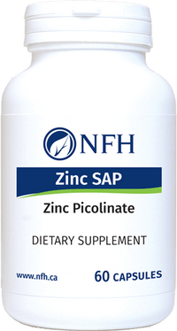 Thumbnail for Zinc SAP 60 Softgels NFH Supplement - Conners Clinic
